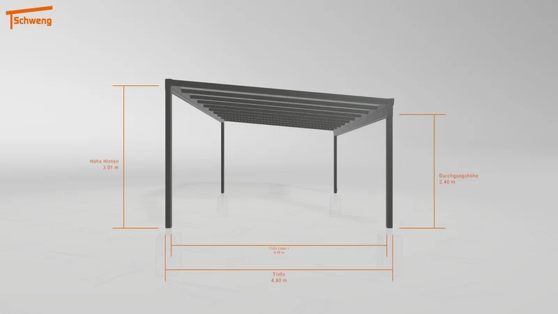 #AT Schweng Pultdachcarport S400 (ID mj2883)