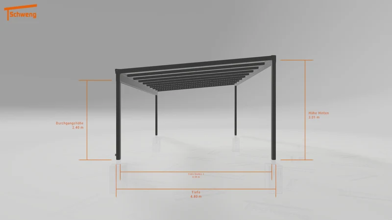 #AT Schweng Pultdachcarport S400 (ID mj2883)