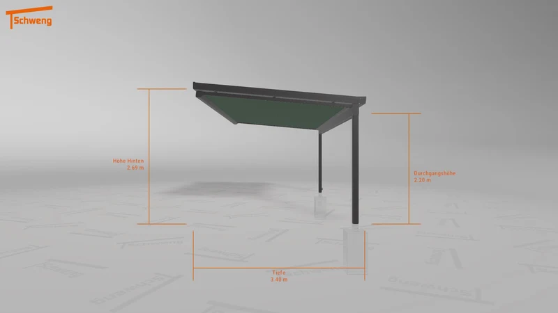 #DE Schweng Terrassenüberdachung S400 (ID ygj4w3)