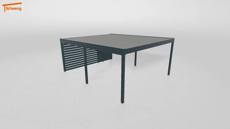 #DE Schweng Flachdachcarport C600 (ID n5mjry) #MTG