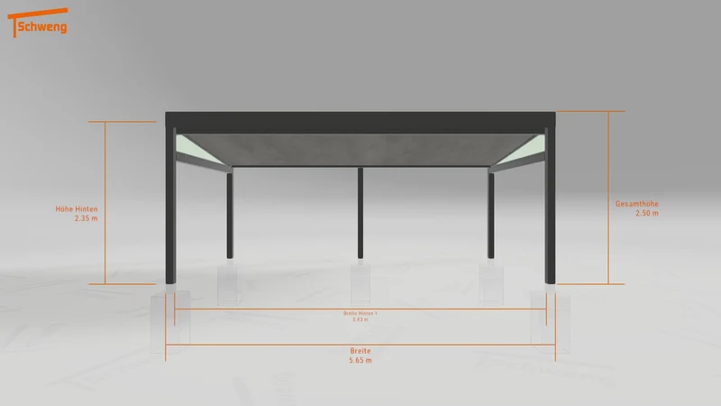 #DE Schweng Terrassenüberdachung S350 (ID mj28g3)