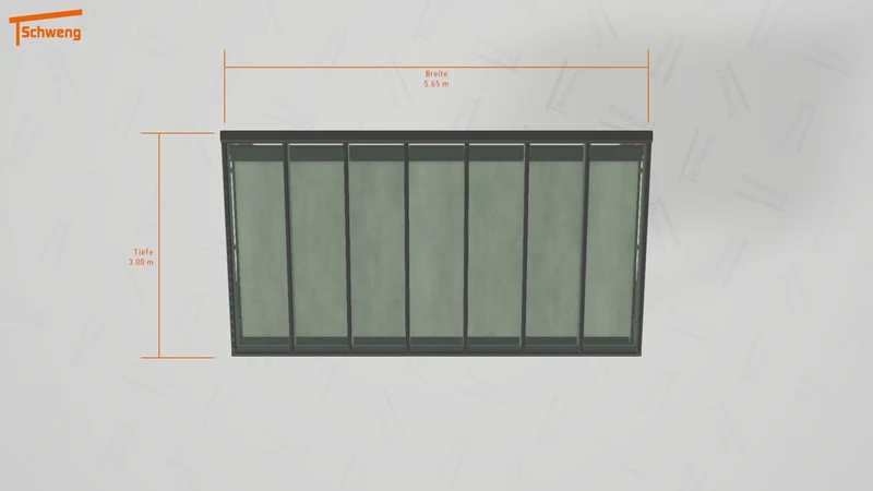 #DE Schweng Terrassenüberdachung S350 (ID mj28g3)