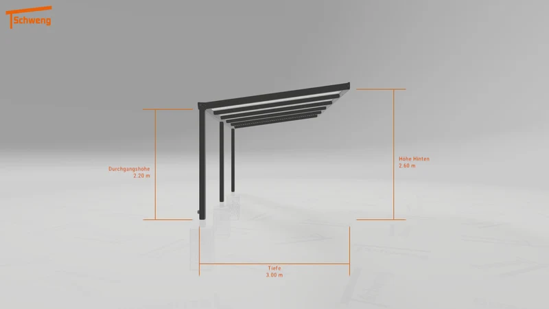 #DE Schweng Terrassenüberdachung S400 (ID n5mj95)