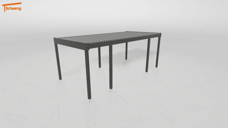 #DE Schweng Flachdachcarport C600 (ID mj28jv)