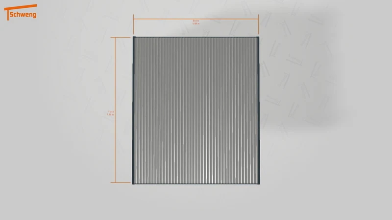 #DE Schweng Flachdachcarport C600+ (ID x78rkd)