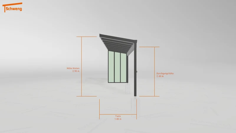 #AT Schweng Terrassenüberdachung S400 (ID 2q8z8w)