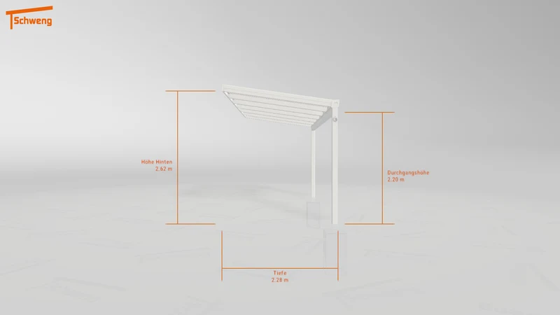 #DE Schweng Terrassenüberdachung S400 (ID pbpqyy)