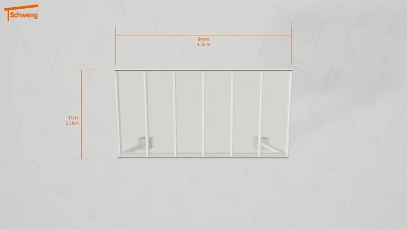 #DE Schweng Terrassenüberdachung S400 (ID pbpqyy)