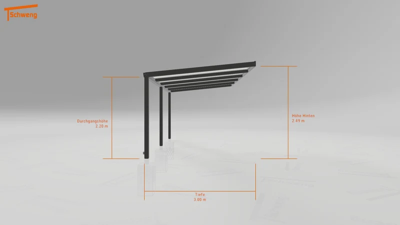 #DE Schweng Terrassenüberdachung S350 (ID jj8rv9)