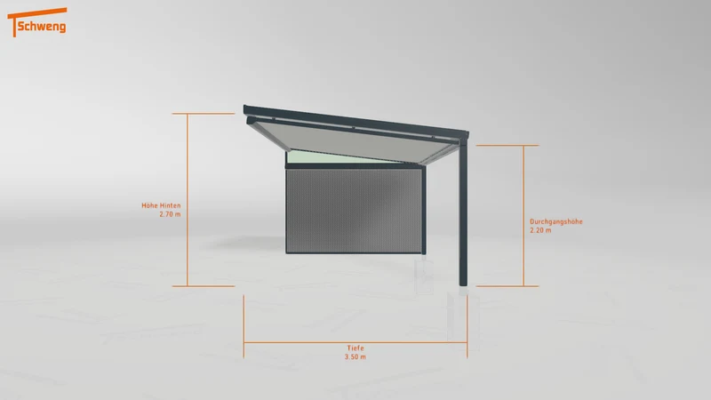 #DE Schweng Terrassenüberdachung S350 (ID w3xyz3)