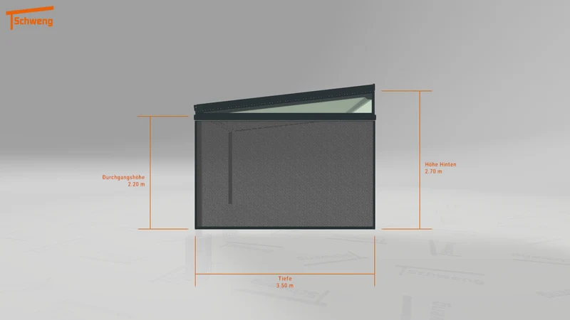 #DE Schweng Terrassenüberdachung S350 (ID w3xyz3)