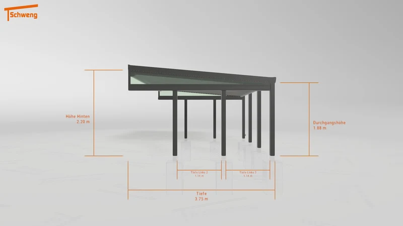 #DE Schweng Terrassenüberdachung S400 (ID ygj79b)