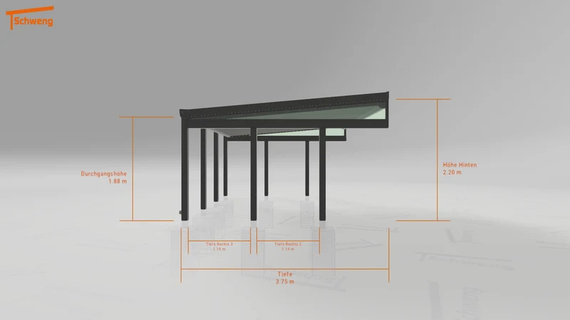 #DE Schweng Terrassenüberdachung S400 (ID ygj79b)