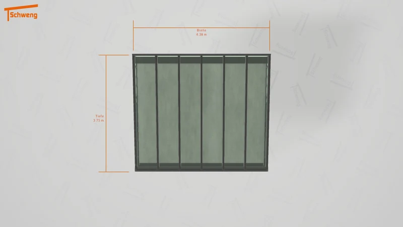 #DE Schweng Terrassenüberdachung S400 (ID ygj79b)