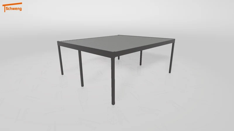 #DE Schweng Flachdachcarport C600 (ID ygj497)