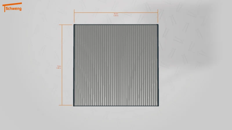 #DE Schweng Flachdachcarport C600+ (ID 85pmx2) #MTG
