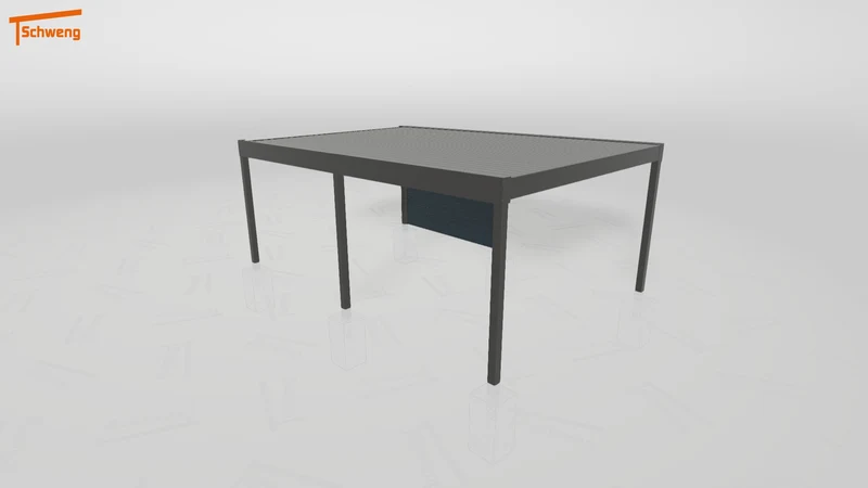 #DE Schweng Flachdachcarport C600 (ID pbpz28) #MTG