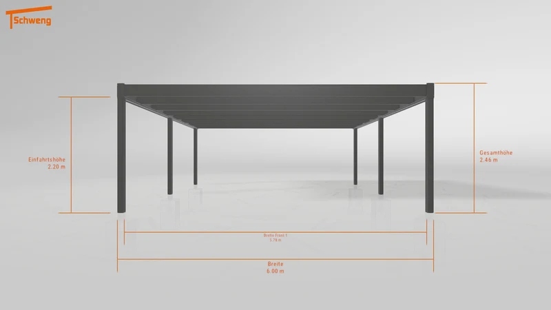 #DE Schweng Flachdachcarport C600 (ID n5mjz3) #MTG