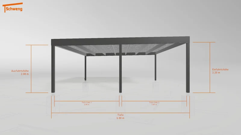 #DE Schweng Flachdachcarport C600 (ID n5mjz3) #MTG