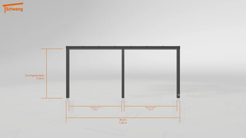 #DE Schweng Terrassenüberdachung S350 (ID dvngbx)