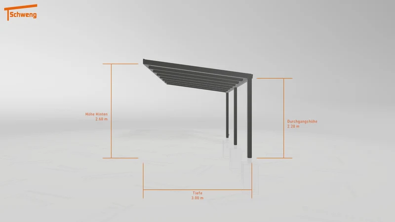 #DE Schweng Terrassenüberdachung S350 (ID dvngbx)