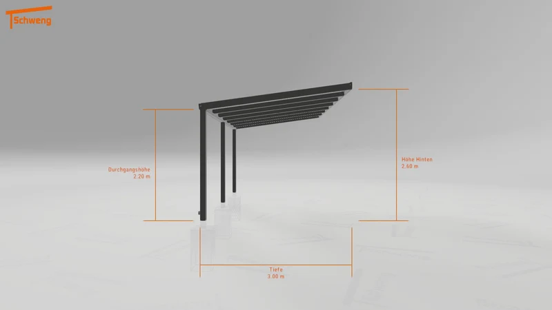 #DE Schweng Terrassenüberdachung S350 (ID dvngbx)