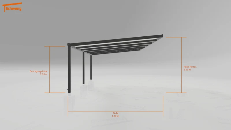 #DE Schweng Pultdachcarport S400 (ID n5mj23) #MTG