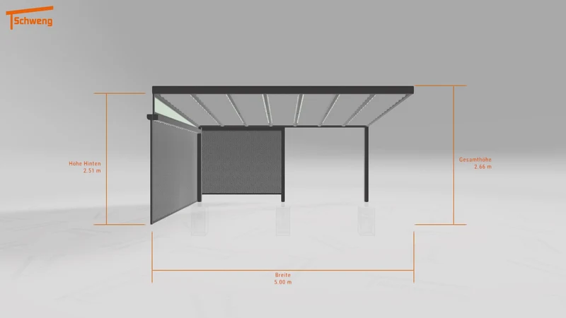 #DE Schweng Terrassenüberdachung S350 (ID n5mkb3)