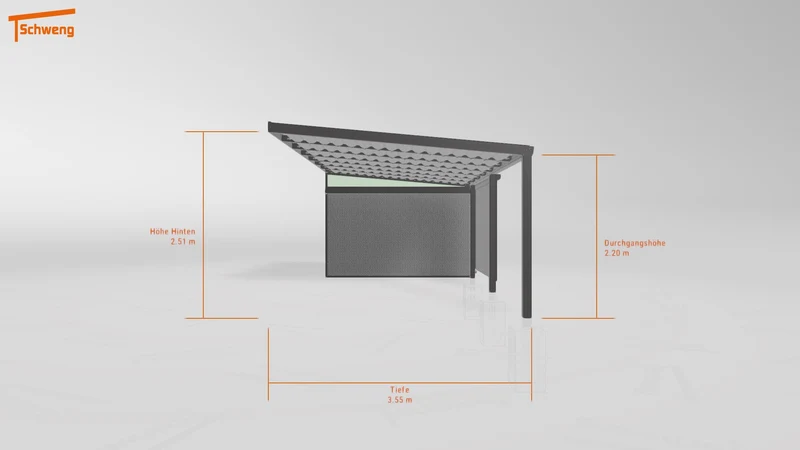 #DE Schweng Terrassenüberdachung S350 (ID n5mkb3)