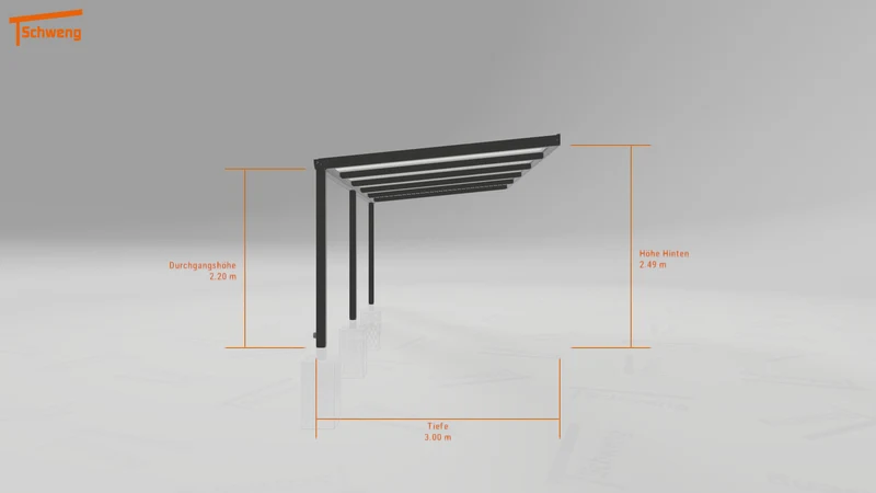 #DE Schweng Terrassenüberdachung S350 (ID 85pkwx)