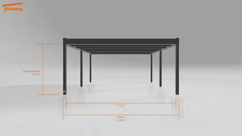 #DE Schweng Flachdachcarport C600 (ID k2jpjg) #MTG