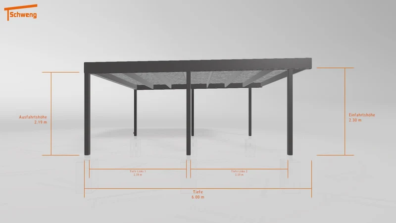 #DE Schweng Flachdachcarport C600 (ID k2jpjg) #MTG
