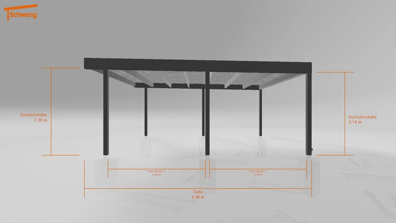 #DE Schweng Flachdachcarport C600 (ID k2jpjg) #MTG