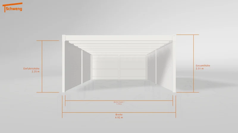 #DE Schweng Flachdachcarport C600+ (ID g75w5b) #MTG