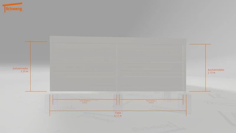 #DE Schweng Flachdachcarport C600+ (ID g75w5b) #MTG