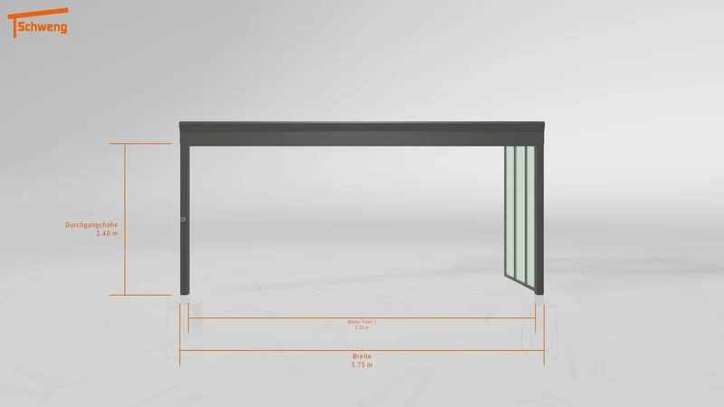 #AT Schweng Terrassenüberdachung S400 (ID 2q8zbw)