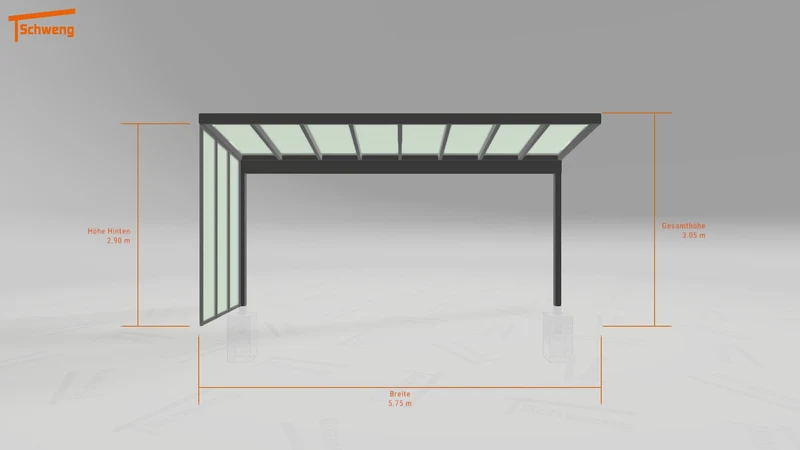 #AT Schweng Terrassenüberdachung S400 (ID 2q8zbw)