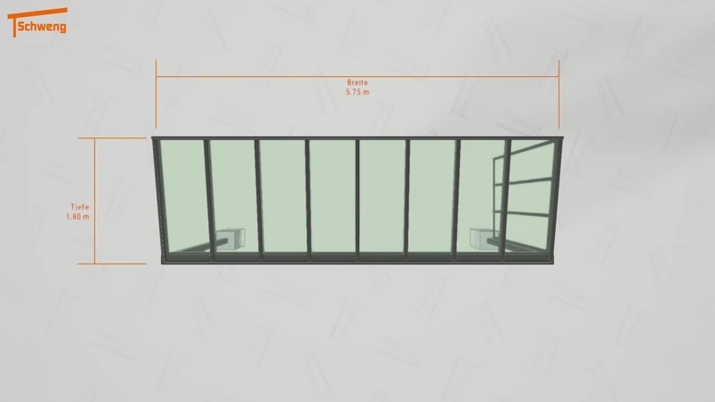 #AT Schweng Terrassenüberdachung S400 (ID 2q8zbw)