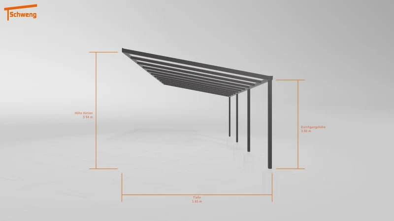 #CH Schweng Pultdachcarport S400 (ID qdv42v)