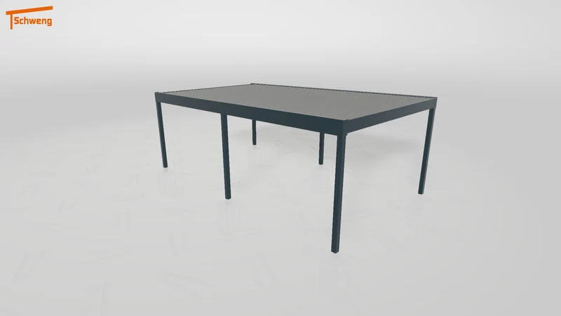 #DE Schweng Flachdachcarport C600 (ID zbwxym)