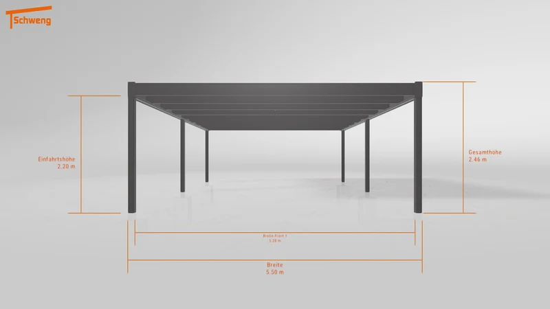 #DE Schweng Flachdachcarport C600 (ID ygj7vb) #MTG