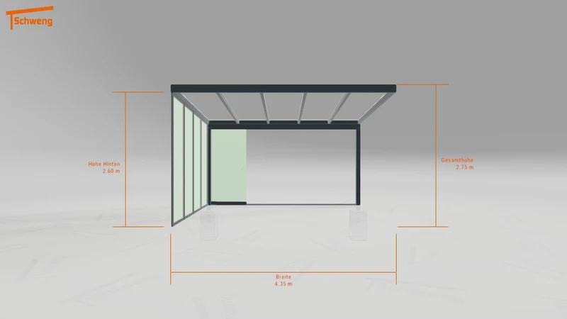 #AT Schweng Terrassenüberdachung S400 (ID bkpj4b)