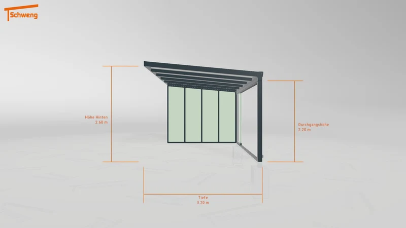 #AT Schweng Terrassenüberdachung S400 (ID bkpj4b)