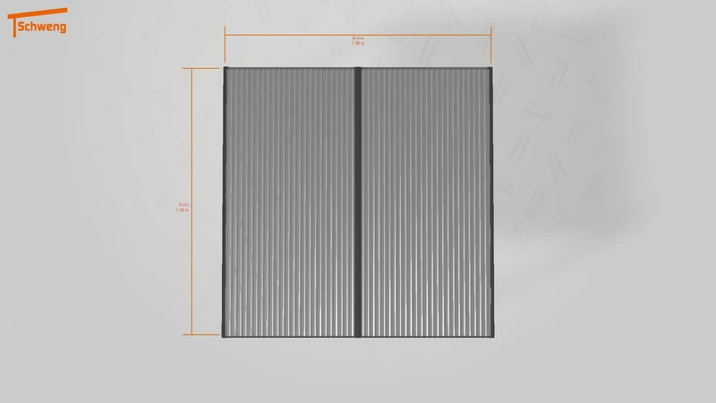 #DE Schweng Flachdachcarport C600+ (ID 2q8b8y)