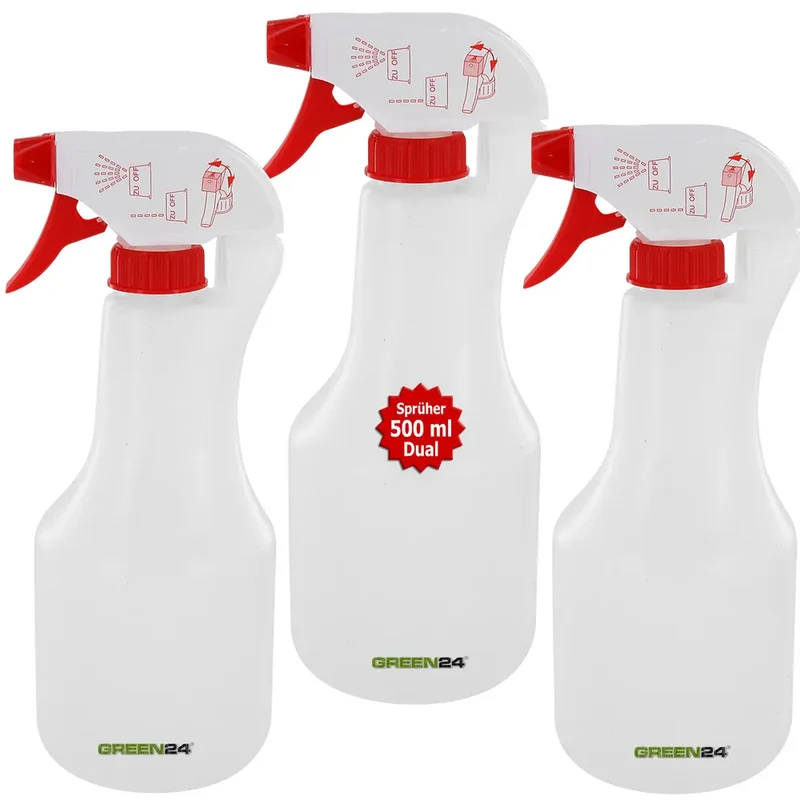 Handsprühflasche mit Dualkopf – 500 ml oder 1 Liter