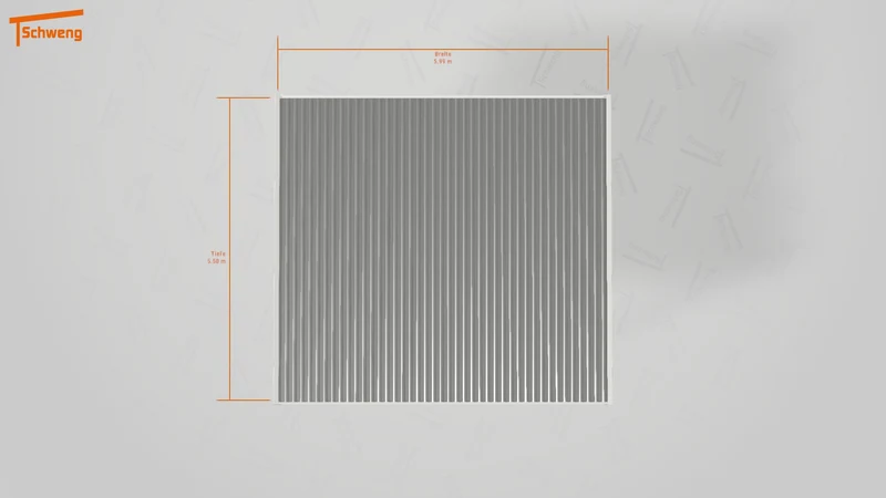 #DE Schweng Flachdachcarport C600 (ID ygjw48)