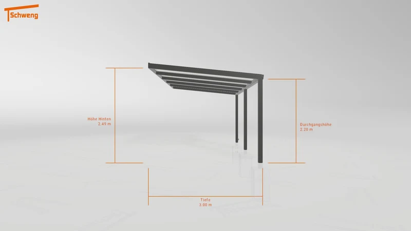 #DE Schweng Terrassenüberdachung S350 (ID w3x88b)