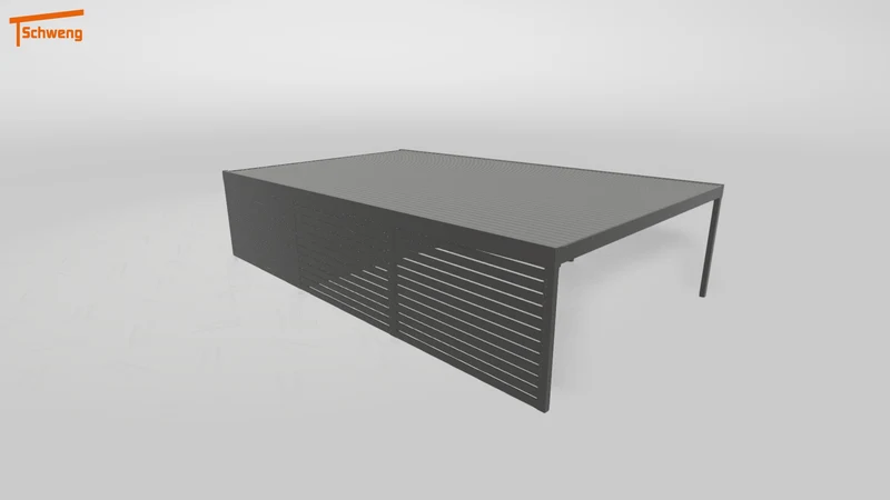 #DE Schweng Flachdachcarport C600 (ID k2jprg)