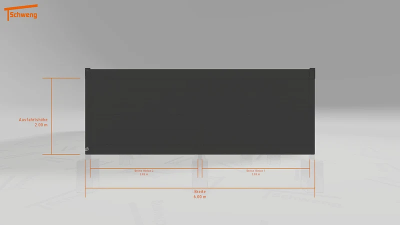 #DE Schweng Flachdachcarport C600 (ID k2jprg)