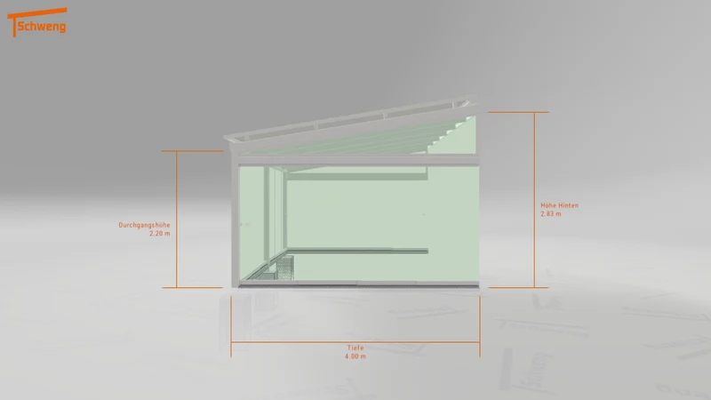 #DE Schweng Terrassenüberdachung S400 (ID 85pk75)